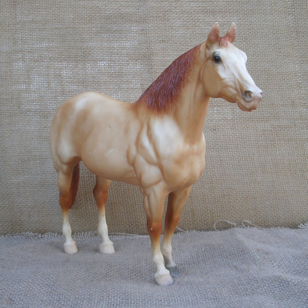 Vintage Breyer Quarter Horse Stallion Apricot Dun Model 705 - Picture 8 of 16